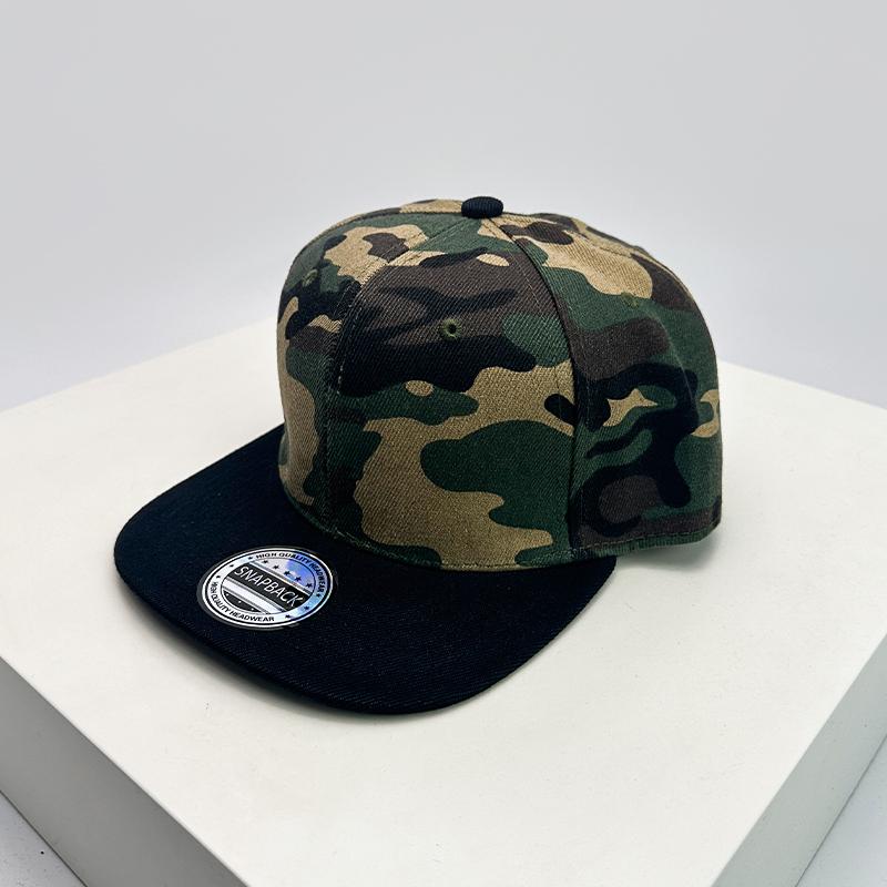 Baseball Camouflage Color Contrast Blocking Women Men For Neutral Gender Fresh Caps Peaked Hats Flat Eave Breathable Hip Hop Urban Street Style