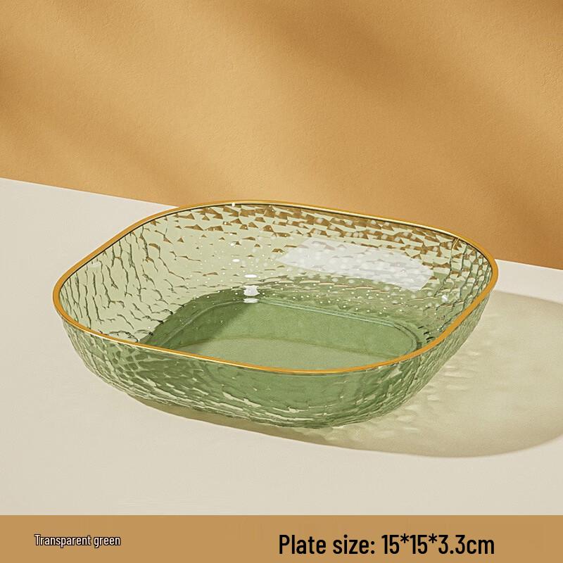 Yangge Gold-Rimmed Multipurpose Snack Plates & Racks