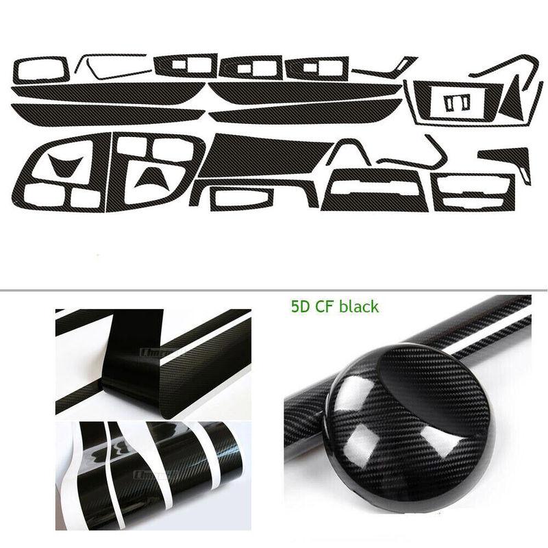 Für BMW 2er F45 F46 5D Carbonfaser-Muster Innenraum DIY Zierleisten Aufkleber