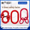 Heavy Duty Butterfly Buckle Double Ring Chain Connector Sling