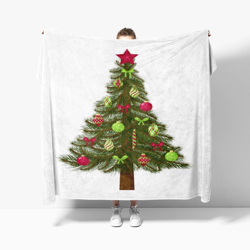 Wohndekoration Plüsch Überwurf Sofadecke Tagesdecke Bett flauschig weiche Decken Dekor Plaid Modern Halloween Frohe Weihnachten Winter