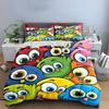 Colorful Cartoon Birds Set Decorations Multiple Sizes Kid'S And Adults' Bedroom Exquisite 3Pc Bedding Set, Gift