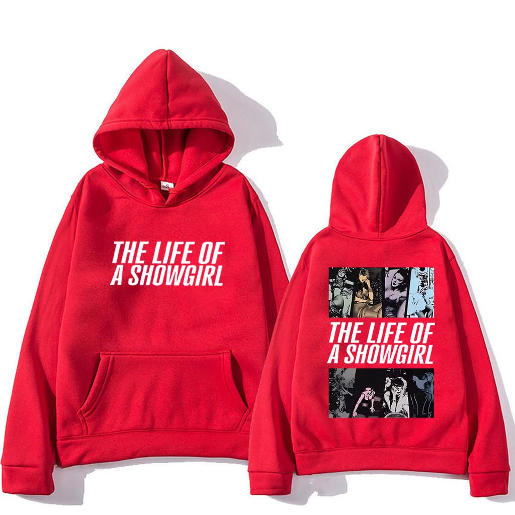Album The Life of A Showgirl Men Women Hot Vintage Hoodie Hip Hop Streetwear Fashion Sweatshirts Autumn Winter Graphics Clothes