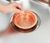 Gaona Korekamo Copper Sink Trash Basket for Drains Prevents Slime and (Anti-bacterial, Odors, Hygienic) GA-PB012