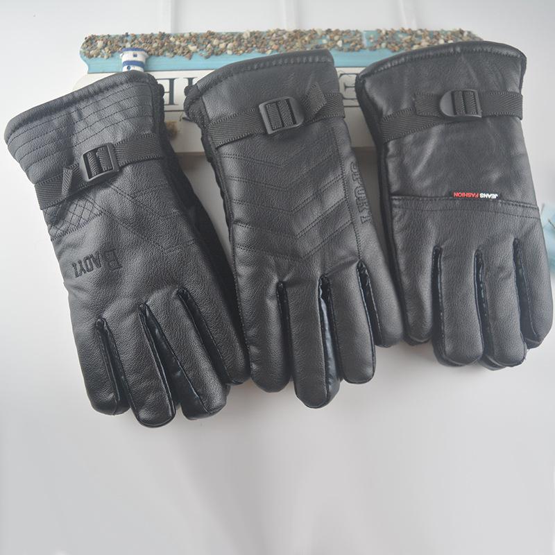 

Осенне-зимние велосипедные кожаные теплые бархатные зимние перчатки