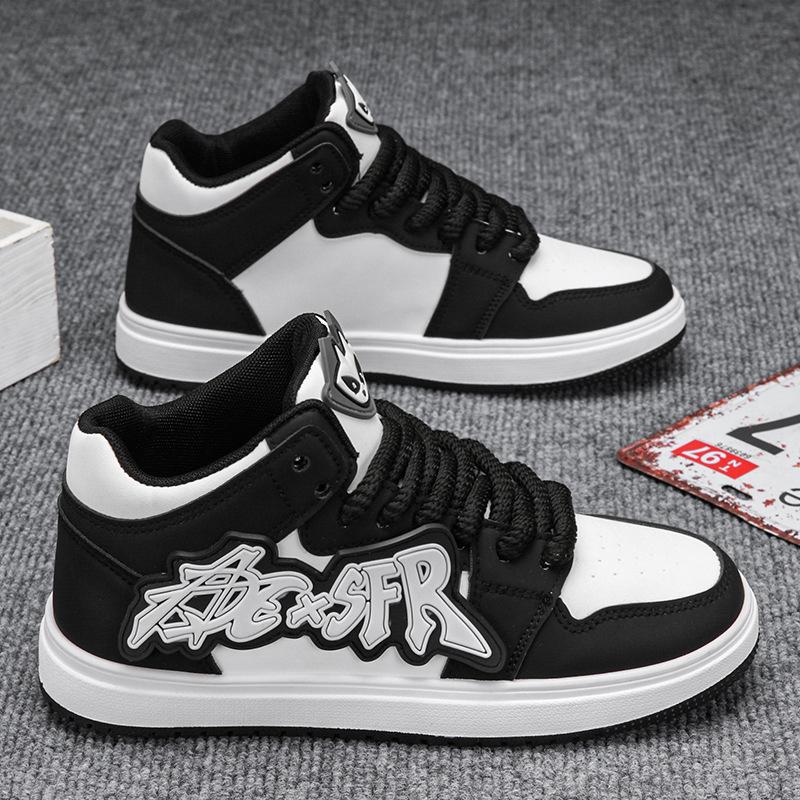 

Board shoes men s new little devil tide shoes dopamine wear trend sports shoes fashion casual niche high-end board shoes 44 чорний