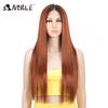 Noble Synthetic Lace Front Wig Lace Part Wig Long 28 Inch Cosplay Lace Wig Blonde Ombre Lace Wig for Women Synthetic Lace Wig