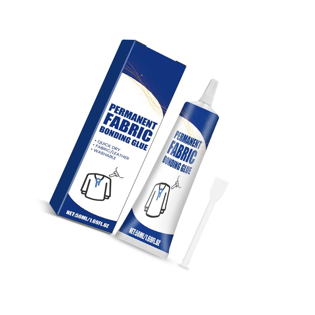 50ml Multifunctional Fabric Glue Washable Fabric Adhesive Waterproof Permanent Fabric Bonding Glue for Clothing Repairs