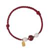 Bracelet Little Red Rope Female Cinnabar Red Rope Hand Strap College Entrance Examination Gold Ranking Title Pass Every Exam Lucky Charm Gift for Men