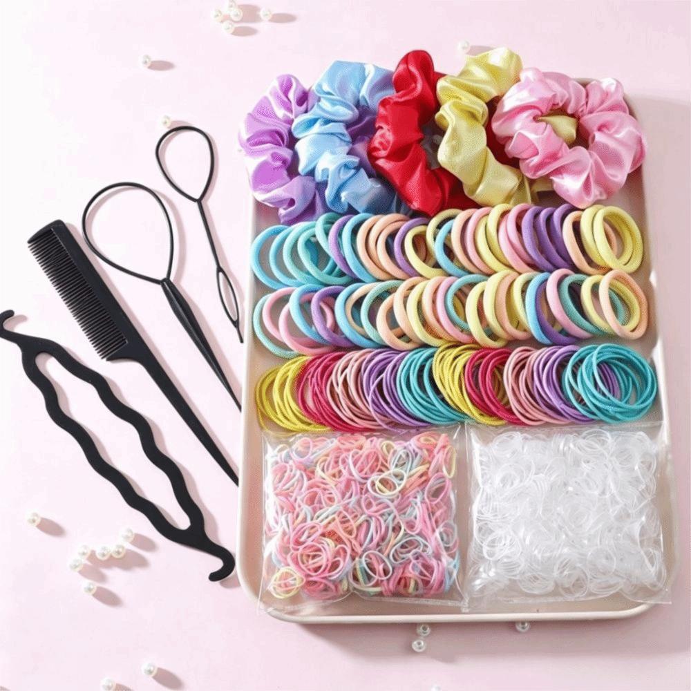 Seamless Hair Ties High Elastic Scrunchies New Ponytail Holders Girls Hair Styling