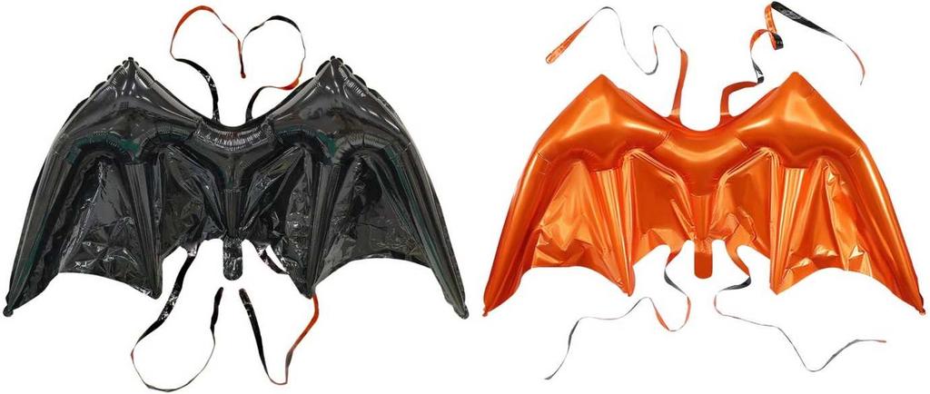 Foil Balloon with Suspenders Bat Wing Costume