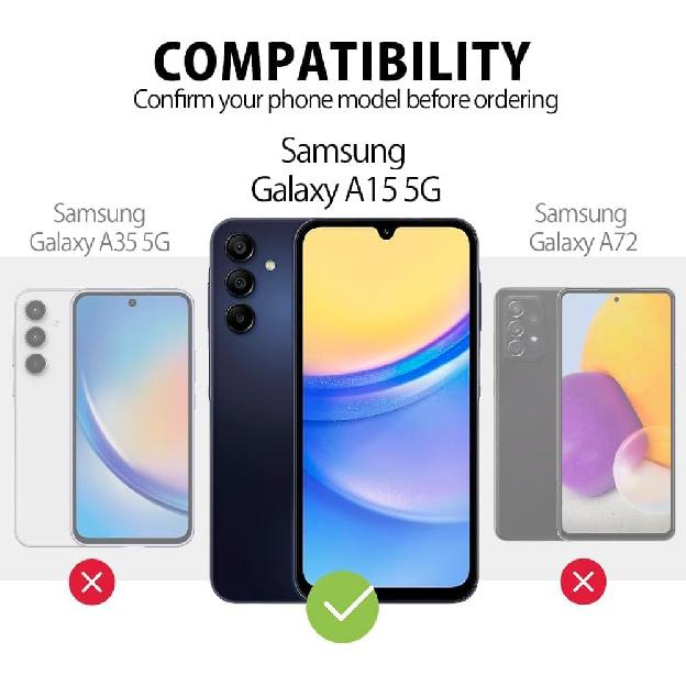 Compatible for Samsung Galaxy A15 4G / 5G Case, Cute Clear Cases with Design Stars and Moon Bling Glitter Planet Aesthetic Silicone Shockproof Cover