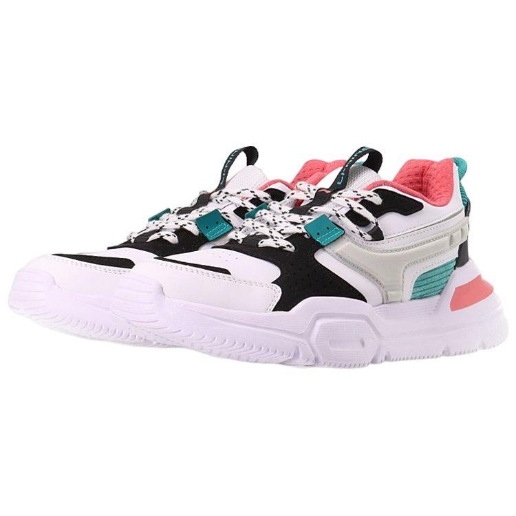 Li Ning Mickey Collaboration Waterproof Warm Low-Top Running Shoes Women sneaker White Blue Pink AGCQ216-2