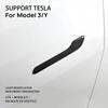 Real Carbon Fiber Car Door Handle Trim Sticker Cover for Tesla Model 3 2017-2024 Model Y -2024 Auto Anti Scratch Protection