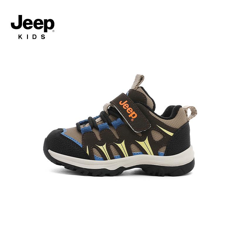 

JEEP 2025 Winter Kids Cotton Sports Shoes, Girls Plus Velvet Warm Sneakers Size 25