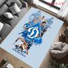 FC Dynamo Kiew Teppich für Wohnzimmer Schlafzimmer Zuhause Sofa Dekoration, Kinder Spielrutschfeste Bodenmatte