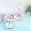 Nail Embellishments Nail Sequins Colorful Nail Glitter Paillette Mixed Size Nail Art Stickers for Nail Decors 12-Grid