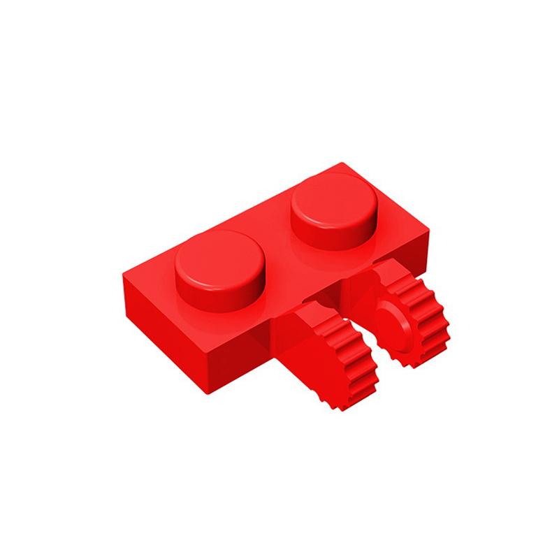 20pcs MOC Compatible Assembles Particles 60471 Hinge Plate 1 x 2 Locking with 2 Fingers on Side Building Blocks Parts DIY Toys