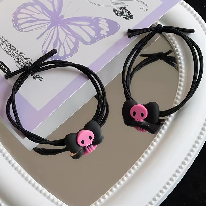 Y2K Punk Skull Hair Snap Clip Cute and Stylish Hair Tie for Women Perfect for Parties and Special Occasions