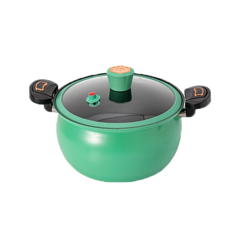 Ceramic Micro-pressure Soup Pot Non-stick Pot Enamel Household Multi-functional 8L Large-capacity Stew Pot Hot Pot