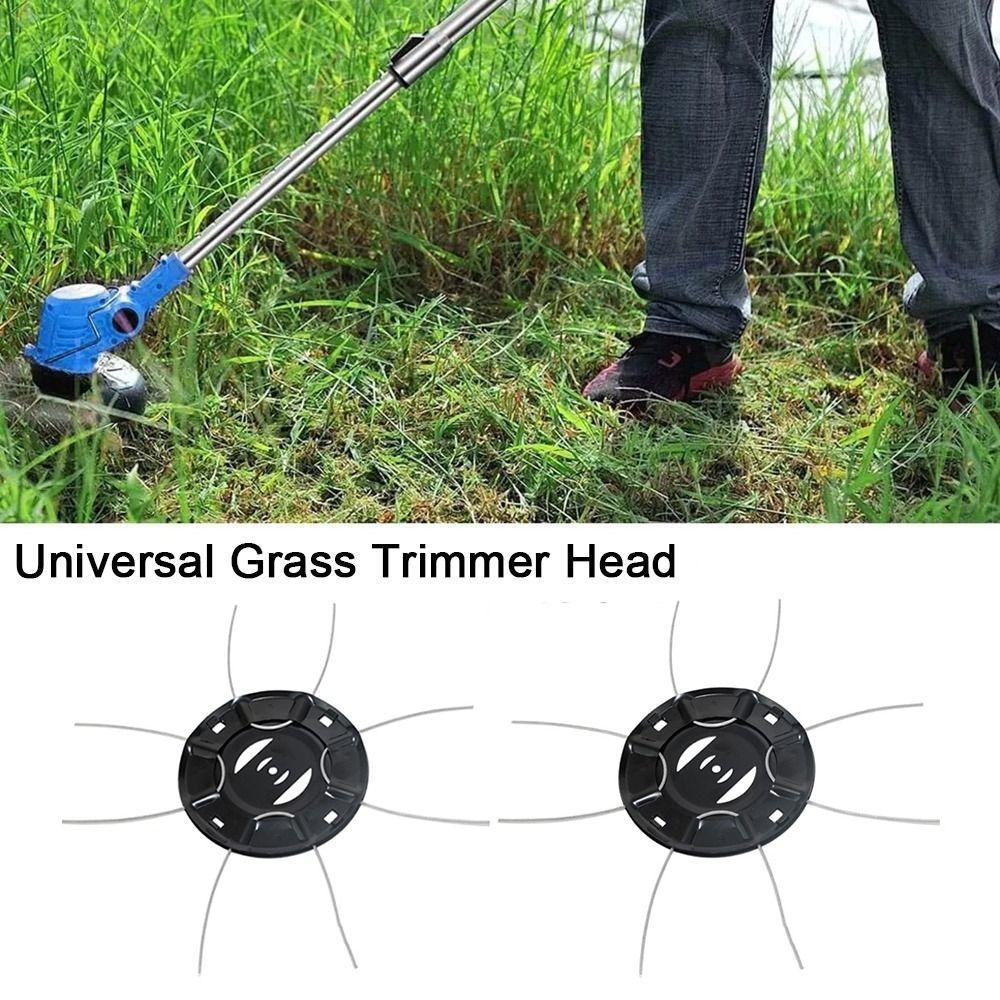 2Pcs High-Efficiency Grass Trimmer Head Easy To Install Weeding Tool  Wire Cutting Weeding