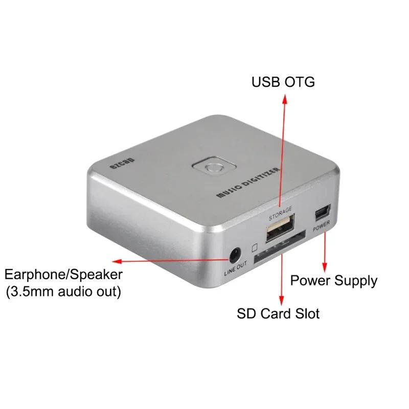 Neuer Ezcap241 Audio-Aufnahme-Kassettenrekorder MP3-Konverter Stabile Audioaufnahme Plug-and-Play-USB-Anschluss Musik-Digitalisierer mit Fernbedienung