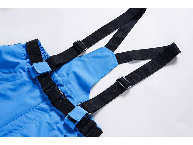 Unisex Winter Windproof Ski Bib Pants - Warm & Thickened for Outdoor Snowboarding