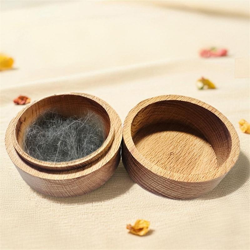 Handcrafts Wooden Pet Memorial Box Safe Preserving Ashes Furs For Pet Cats Dog Memorial Preservation Cremation Holder