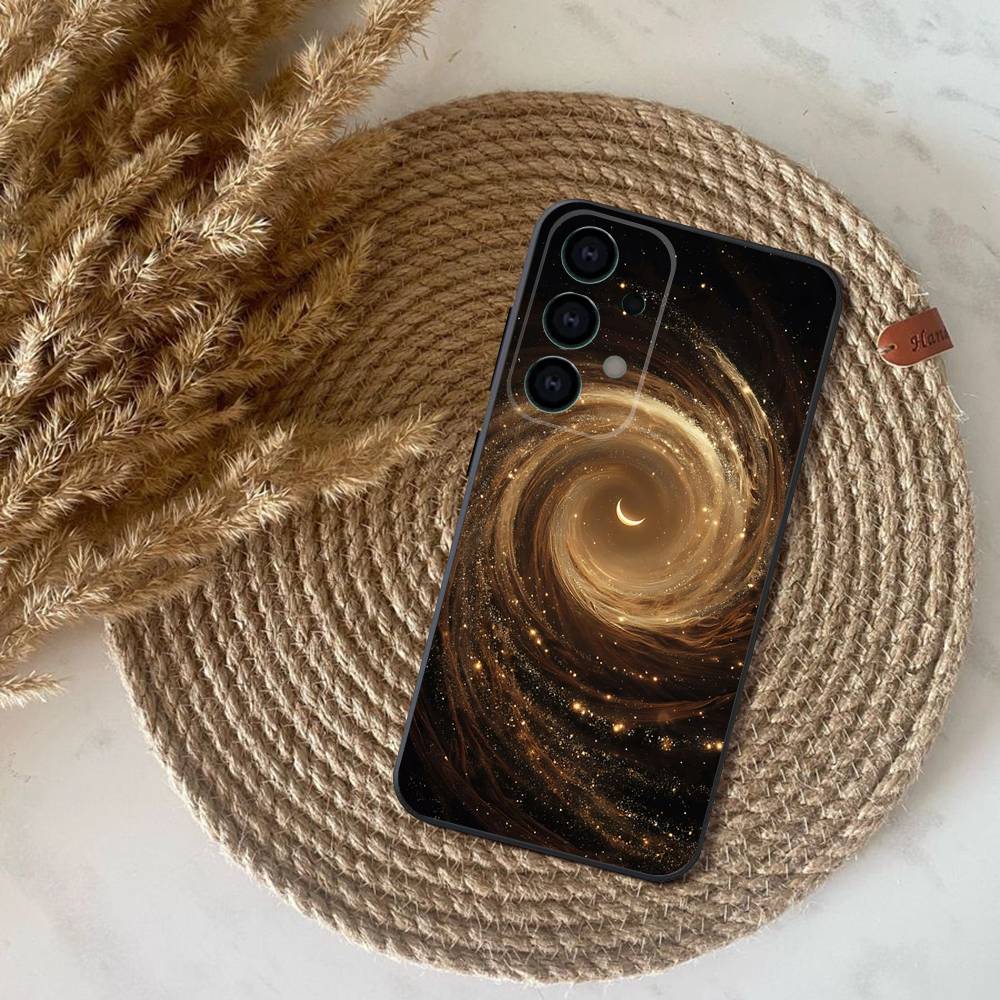 Phone Case For Samsung S25,S24,S21,S22,S23,S30,Ultra,S20,Plus,Fe,Lite,Note,10,9,5G Space For Galaxy Universe Black Cover
