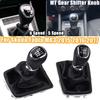 5/6 Speed MT Gear Shift Knob Lever Stick Gaiter Boot Cover Collar For Skoda Fabia MK3 2015 2016 2017 Accessories