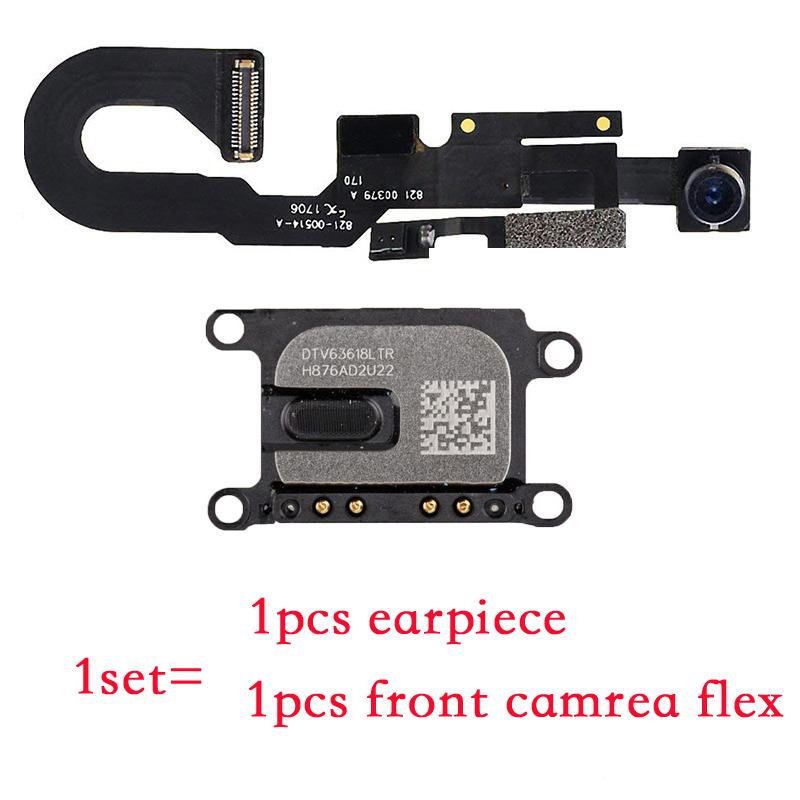 Face Front Camera With Sensor Proximity Light Microphone Flex Cable For iPhone 7 7P 8 Plus And Ear piece Sound Speaker