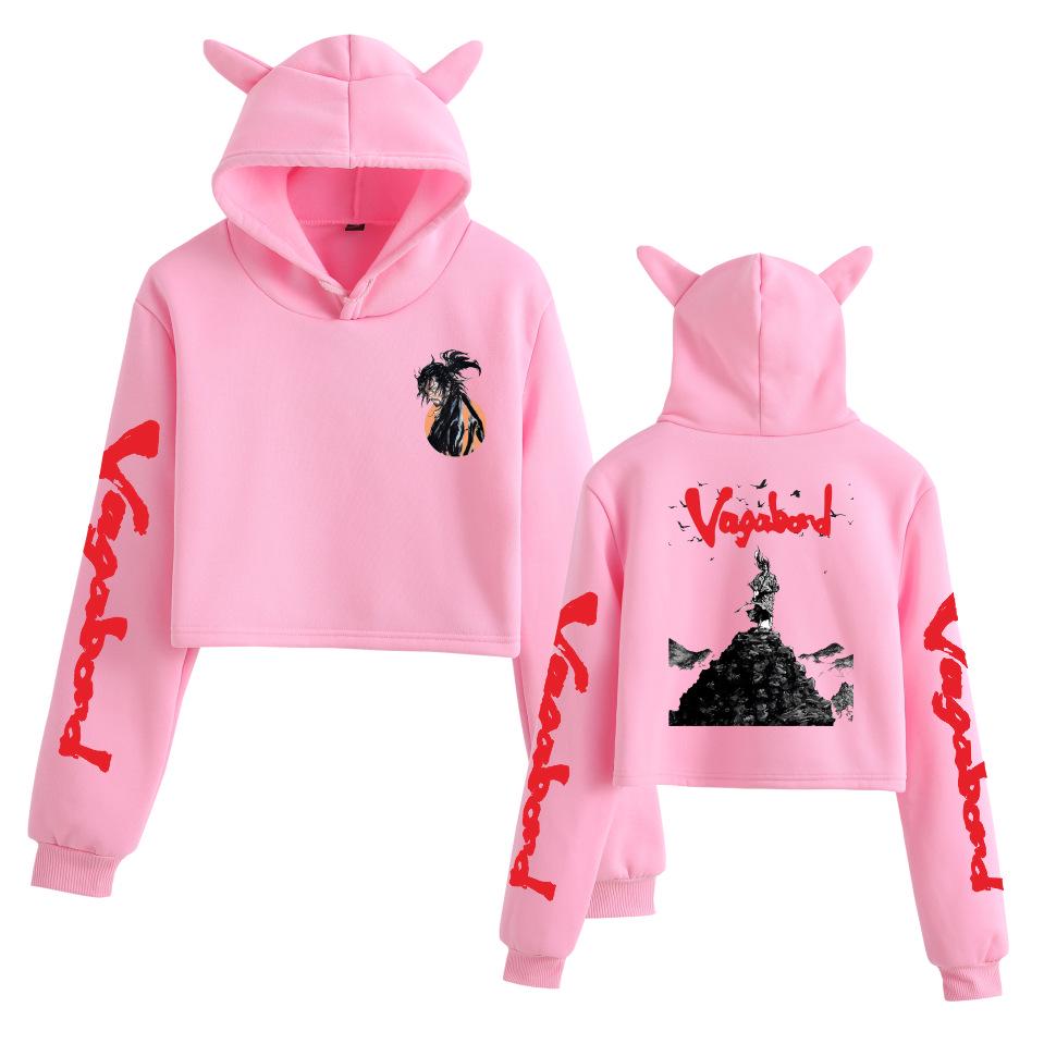 Vagabond Miyamoto Musashi Anime Cat Ear Hoodie for Women