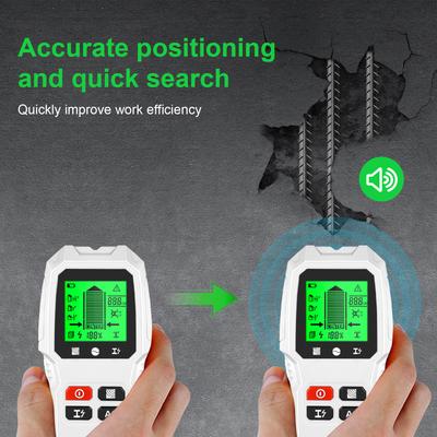 Wall Stud Finder Sensor Wall Scanner 5 In 1 LCD Electronic Detector Edge Center Wood Current Metal Live Wires Detection HW-QB6
