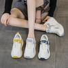Kleiner Mann dicke Sohle höhenverstellend Damen neue kleine weiße Schuhe lässige Mode vielseitig atmungsaktiv Sport Damenschuhe