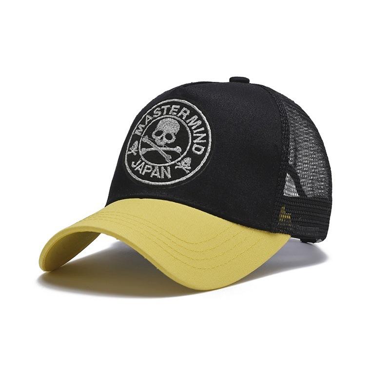 Embroidered cap Men's high-top mesh baseball cap Women's enlarged deepened hat Summer breathable driver's hat