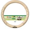 BONFORM Peanuts Snoopy Nature Steering Wheel Easy Cover, Beige, Small, Installation, 36.5-37.9cm, 6772-01BE