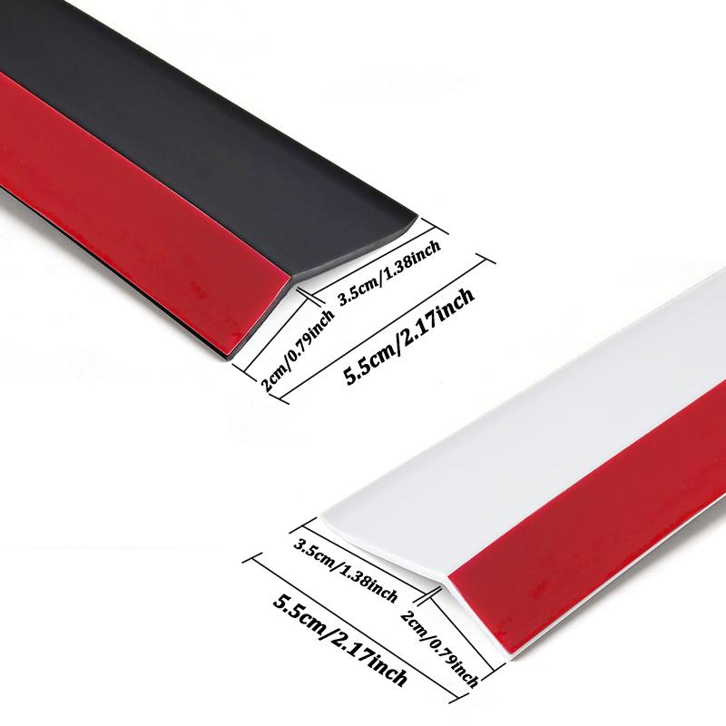 Home Window Water Blocking Bar Waterproof Rainproof Water Guide Plate TPE Sliding Window & Door Blocking Board Sealing Strip