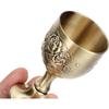 Wine Goblet Glasses Chalice European Goblet Vintage Metal Embossed Wine Cup Art Craft Decoration Home Ornaments