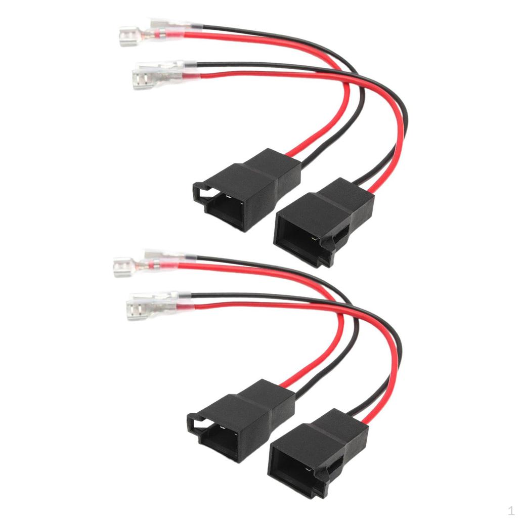 4x PC2-805 Speaker Adaptor Cable Wire Harness Connector Plugs,Vehicle Repair Audio Wiring Harnesses