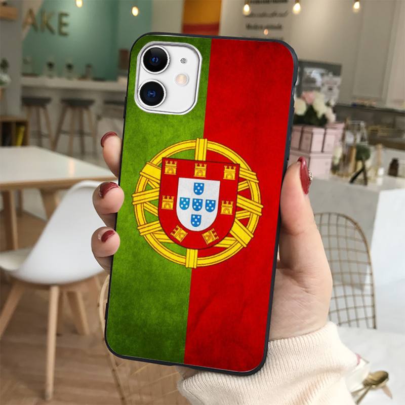 

Portugal Flag Phone Case for iphone 13 11 12 pro XS MAX 8 7 6 6S Plus X 5S SE 2020 XR case iphone XR