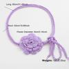 2024 Spring/Summer Handmade Multi-Color Rose Choker Necklace for Women