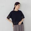 Comme Ca Ism Lace Combination Black L T-Shirt 12-68CK31-205