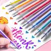 Glitter Gel Pens Metallic Colors Quick-Drying Ink Gel Markers for Photo Album Writing Sketching and Drawing and Crafts