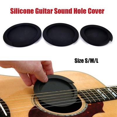 Zubehör Klassische Gitarrenteile Pufferblock Silikon Akustischer Rückkopplungsdämpfer Schalllochabdeckung