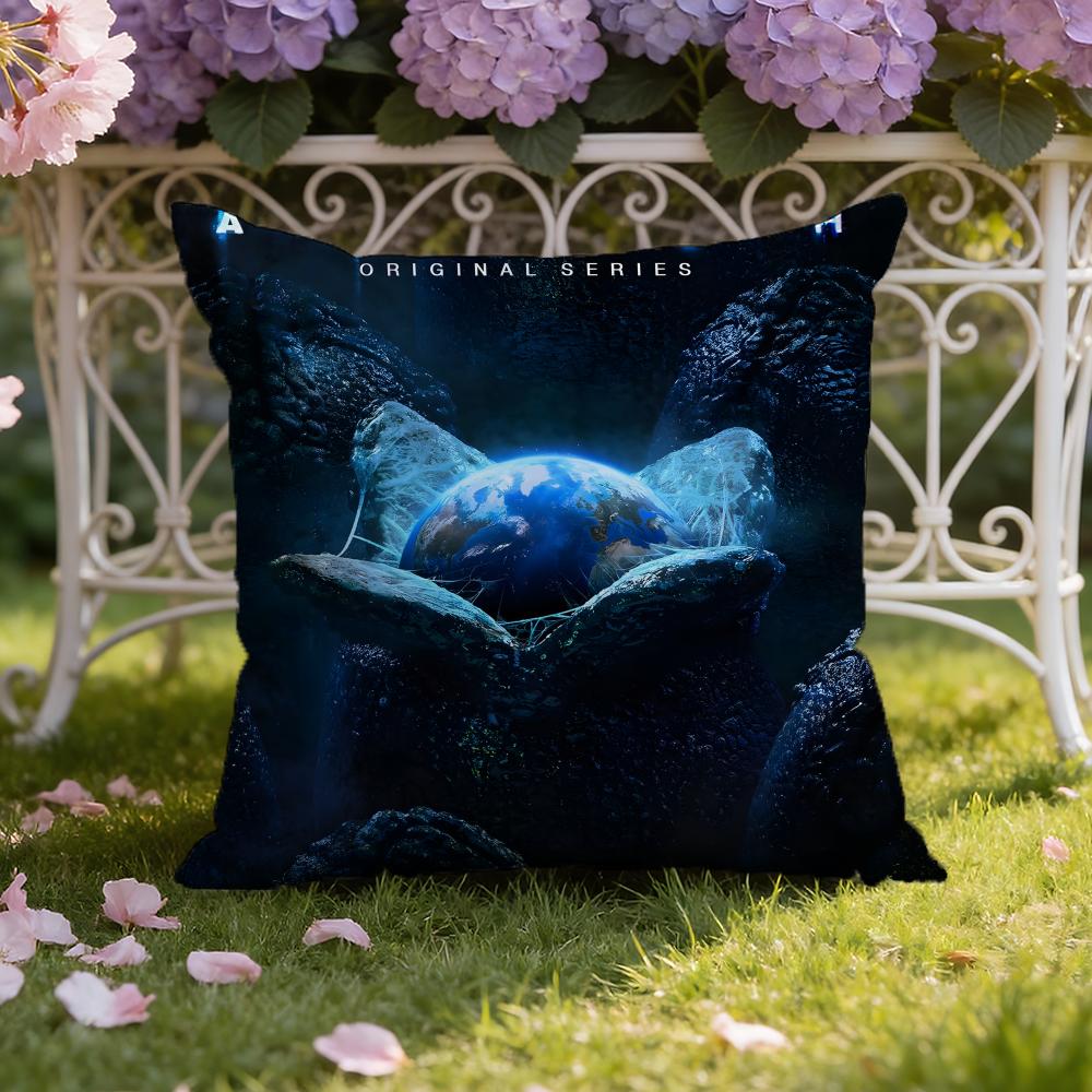 A-AlienS Movie E-Earth Cushion Cover Home & Car Dual-Scene Pillow Cover: Reversible for Premium Comfort