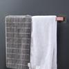 Bathroom Towel Rack Perforation-free Kitchen Single Pole Rag Hanger Towel Rod Bathroom Storage Rack Slipper Rod