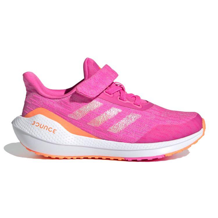 Adidas EQ21 Run Velcro J Screaming Pink Kids Sneakers Screaming-Orange Cloud-White FX2255