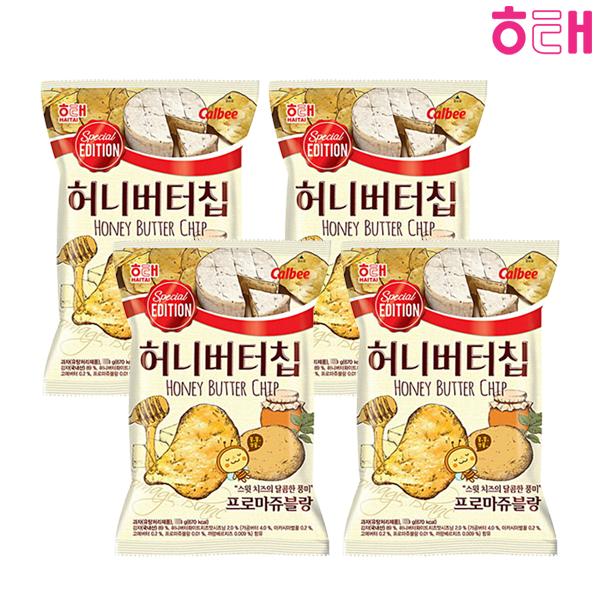 Haitai Honigbutter-Fromage-Blanc-Kartoffelchips 120 g (2 verschiedene Mengen)