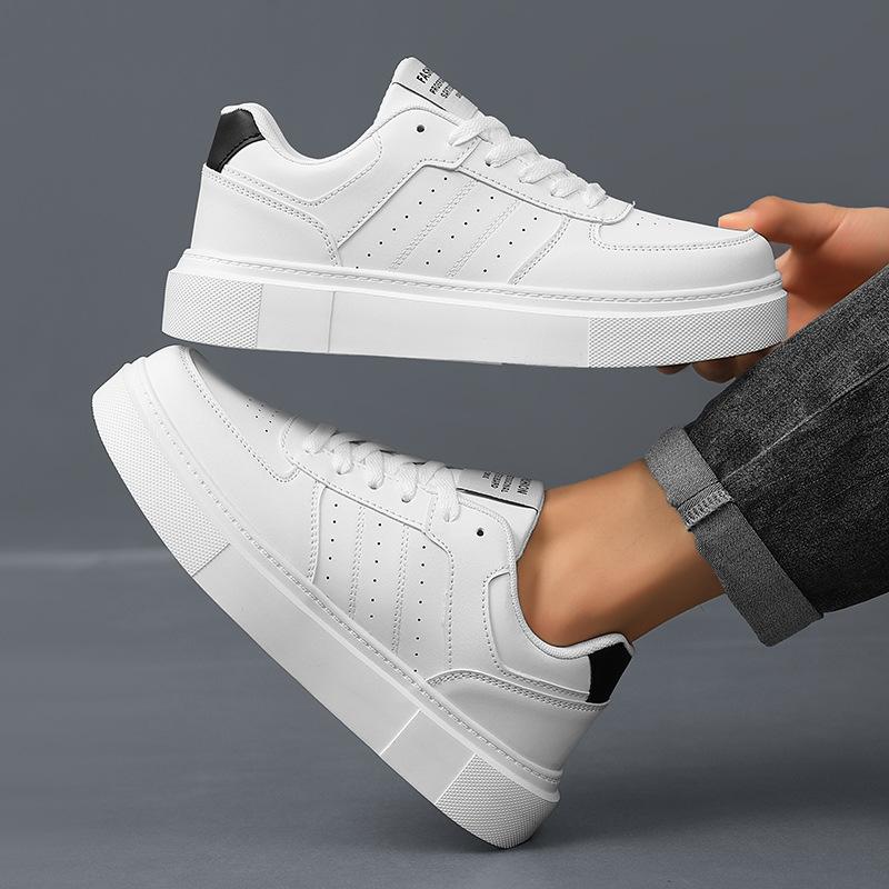 Four Seasons Simple Daily Low Top Lace-Up Youth Leisure Sports Board Shoes