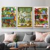 5D DIY Full Round Diamond Painting Flower Diamond Embroidery Landscape Picture Cross Stitch Rhinestone Mosaic Home Decoration